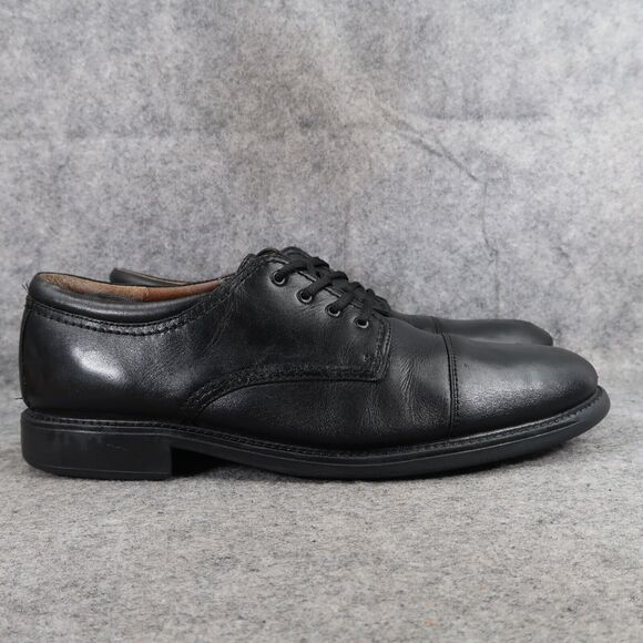 Dockers Shoes Mens 12 Oxford Derby Black Leather Gordon Classic Formal Cap Toe main image 7